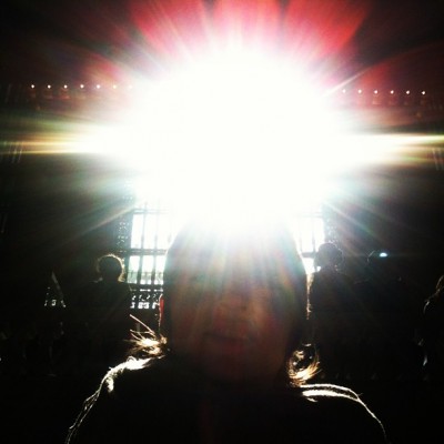 APRIL 17th: A little light for ya, New York City. We'll be holding the love bubble in Times Square from 12:30- 1:23pm  -Eliza Starbuck #grandcentral #timessquare #loveblaster