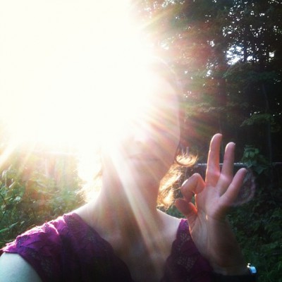 JULY 23rd: Love-blasting you from my Garden.  -Eliza Starbuck ‪#‎loveblaster‬ ‪#‎gardenwilder‬