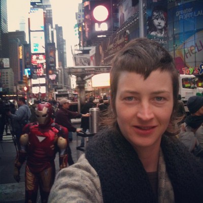 MARCH 29th: Transforming Times Square with Ironman  -Eliza Starbuck ‪#‎timessquare‬ ‪#‎thetransformativearts‬ ‪#‎lovespacemeditation‬