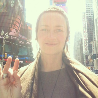 MAY 1st: Things are feeling very sunny today! Eeeeeeeee!  -Eliza Starbuck #loveblaster #timessquare