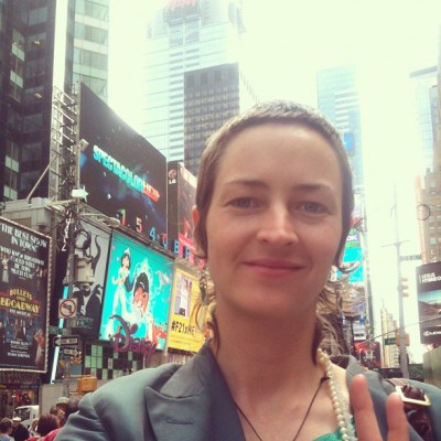 MAY 13th: Love blasting Times Square -Eliza Starbuck  #loveblaster